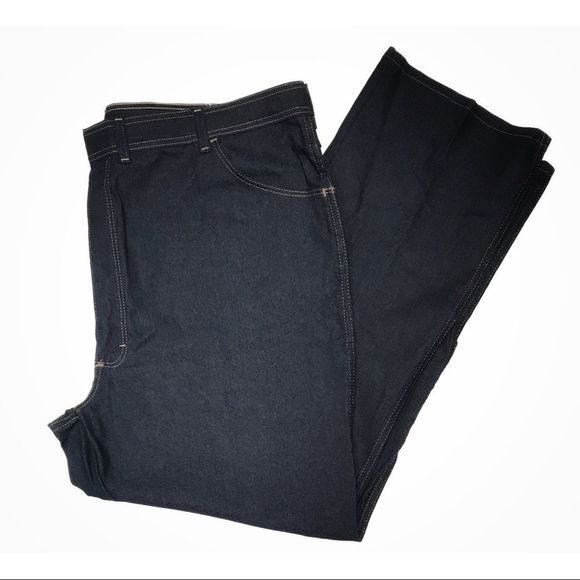 NWOT Wrangler Stretch Denim Jeans 48x32 Dark Wash - Picture 4 of 6